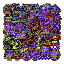 Load image into Gallery viewer, &quot;Neon City&quot; - Sticker Bomb Pack (50pc)
