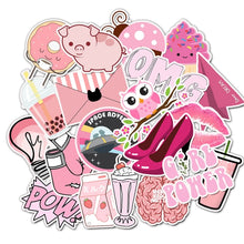 Load image into Gallery viewer, &quot;Just Pink&quot; - Sticker Bomb Pack (50pc)
